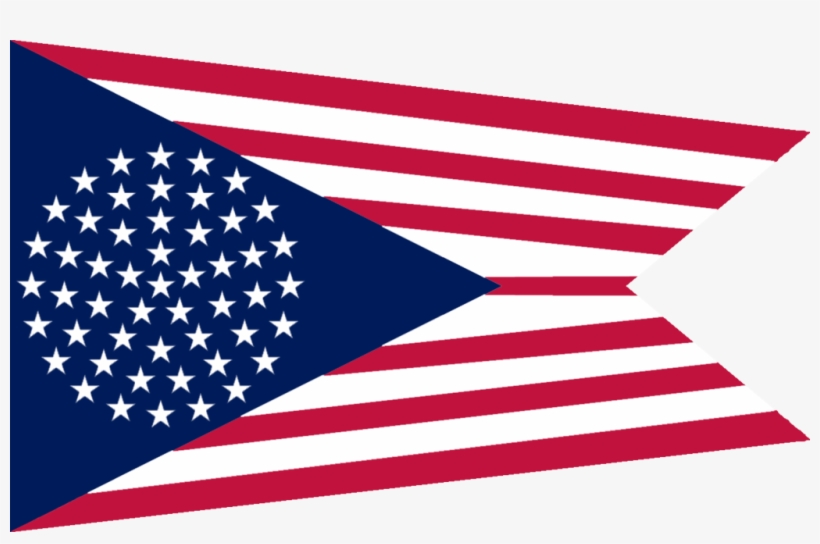 4 Vector Ohio Flag For On Ya Design - 51 Star American Flag, transparent png #8304957