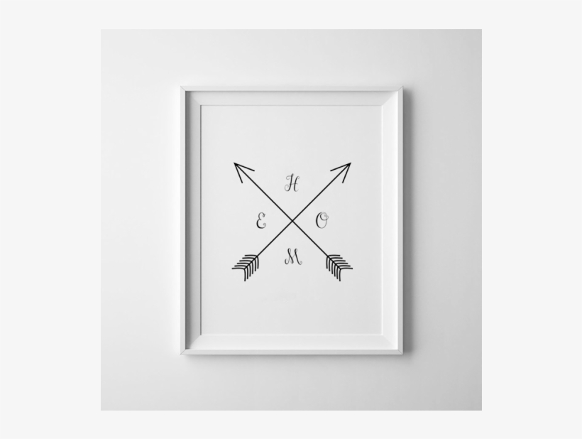 Home Arrow Print / Arrow Home Decor / Black Arrows - Motif, transparent png #8305227