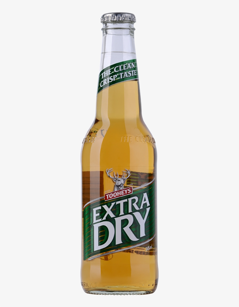 Tooheys Extra Dry Bottles 24 X - Tooheys Extra Dry Carton, transparent png #8305278