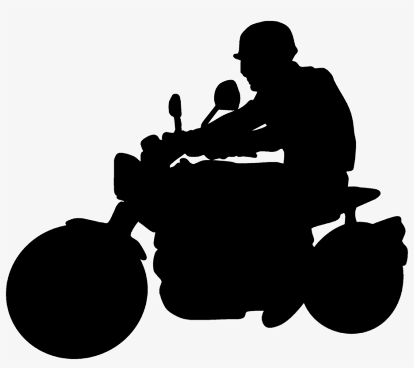 How To Ride A Motorcycle For The Very First Time - Motor Roda 3 Siluet, transparent png #8305339