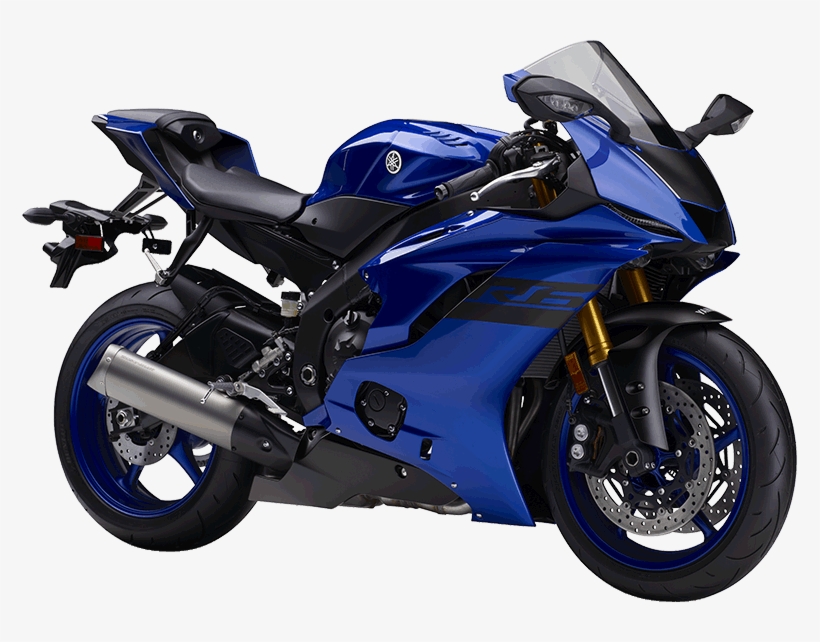 School Bikes And Riding Gear - Yamaha R6 2017 Black, transparent png #8305386