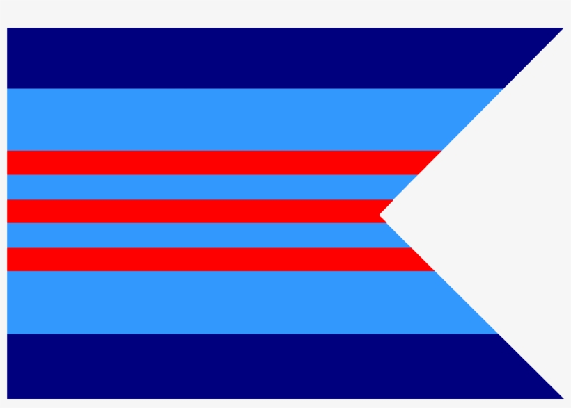 6 Svg Flags Blue Line For On Ya Design, transparent png #8305549