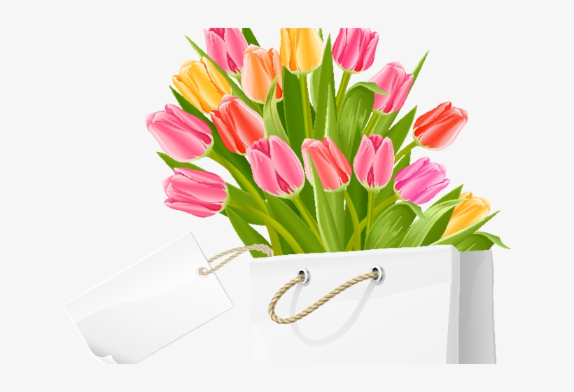 Tulip Clipart Flower Bookey - Tulip Flowers, transparent png #8305580