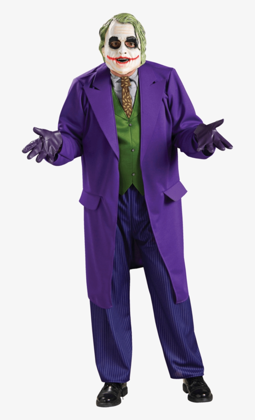 Adult The Joker Complete Costume - Batman Joker Costume, transparent png #8305678