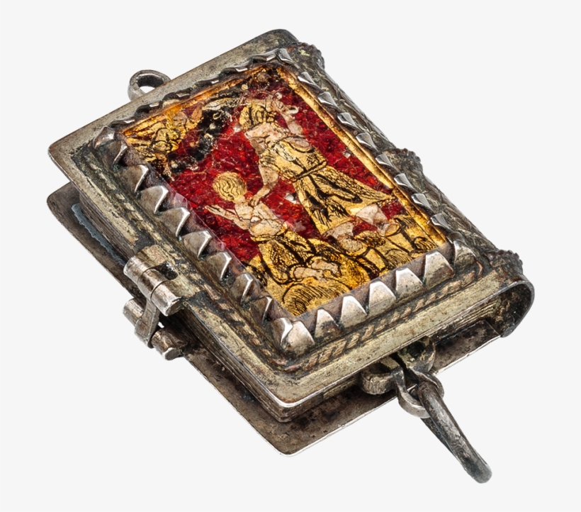 Reliquary Pendant In Form Of A Book - Antique, transparent png #8306524