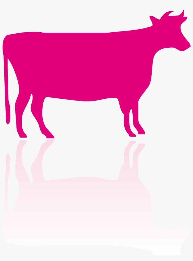 Adiavet Bovine - Cow Pig Chicken Silhouette, transparent png #8306697