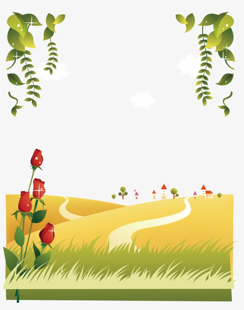 Cartoon Field Background - Campos Animados Png, transparent png #8307007