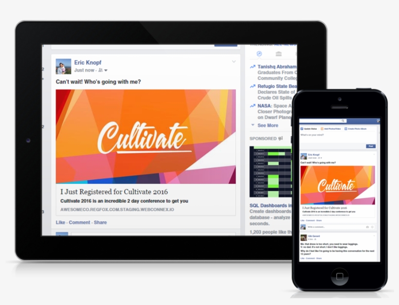 Social Ipad Iphone 2 Cropped - Iphone, transparent png #8308387