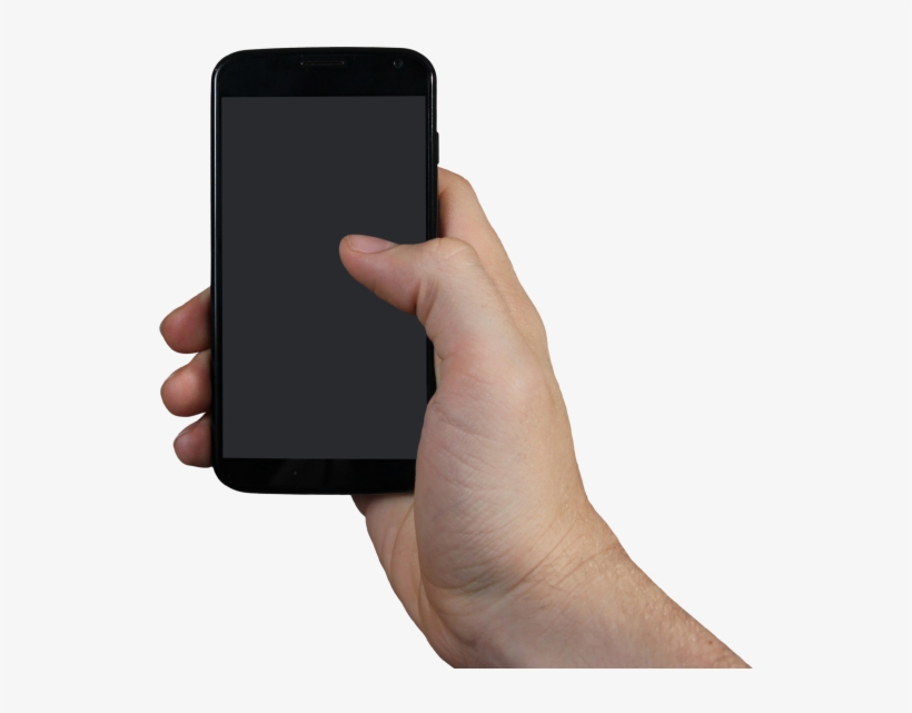 Smart Phone And Hand - Iphone, transparent png #8308512