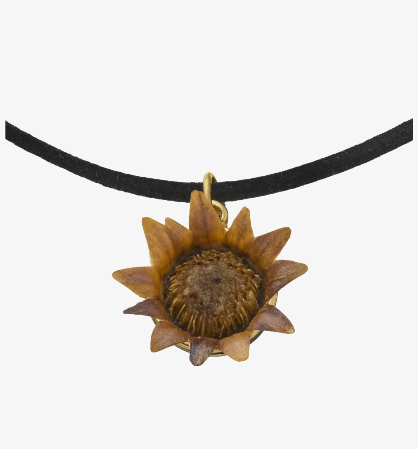 Choker Necklace With Blessing Flower - Artificial Flower, transparent png #8308773