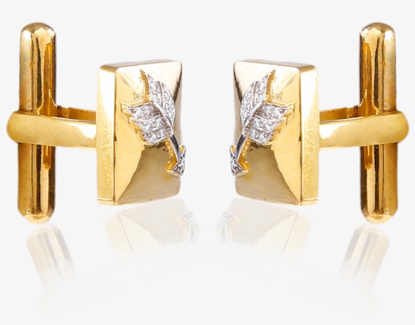 Classic Diamond Arrow Cufflink - Diamond, transparent png #8309023