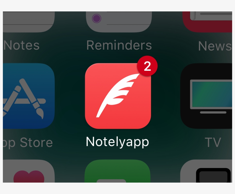 Notelyapp Mobile Icon - App Store, transparent png #8309310