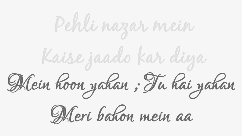 White Text Effects For Photoscape - Calligraphy, transparent png #8309830