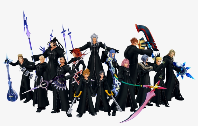 Kingdom Hearts 3 Organization 13 Members, transparent png #8310505