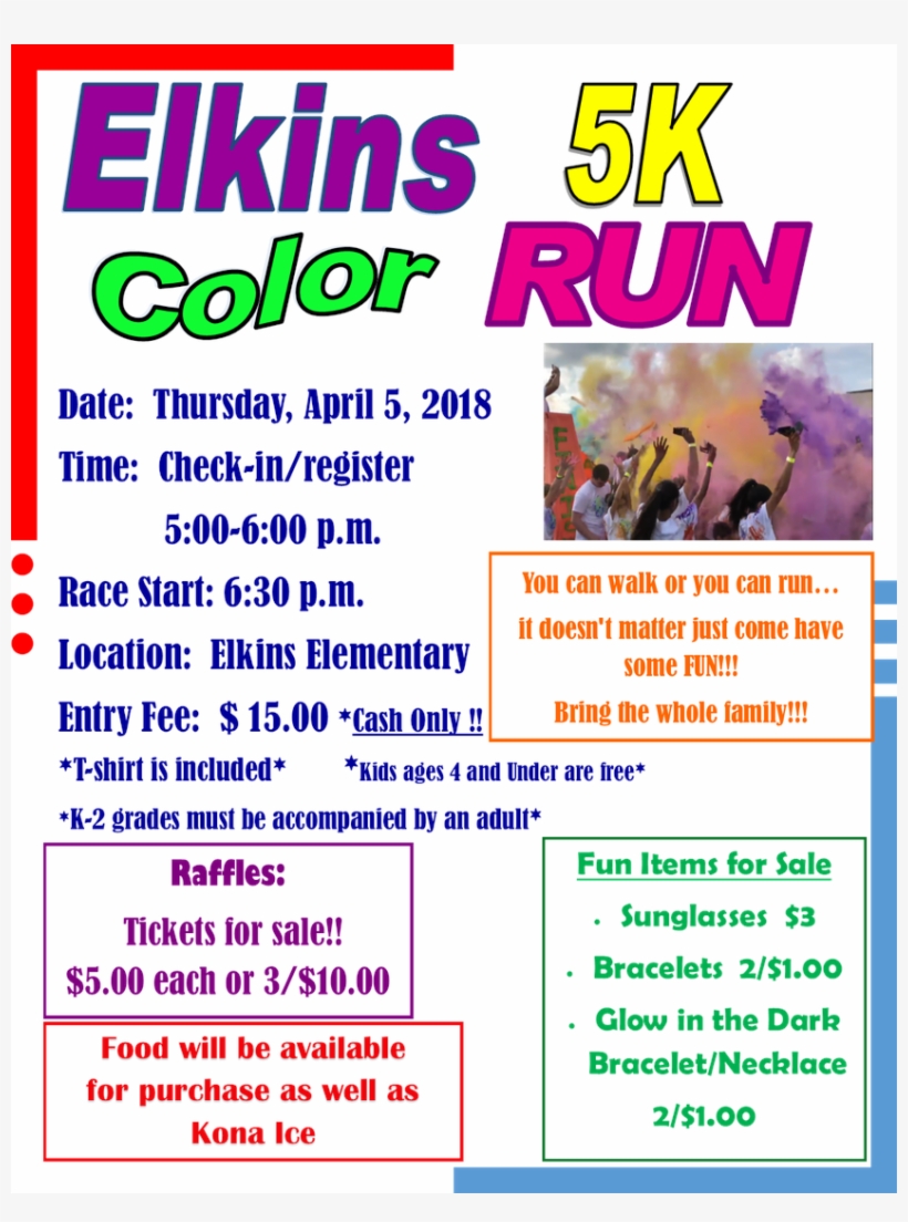 2nd Annual Color Blast - Flyer, transparent png #8310808