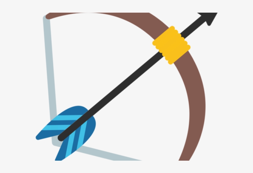 Hunger Games Clipart Bow Arrow - Emoji Arco Y Flecha, transparent png #8311222