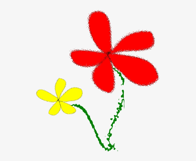 Flowers, Yellow And Red - Yellow, transparent png #8311278
