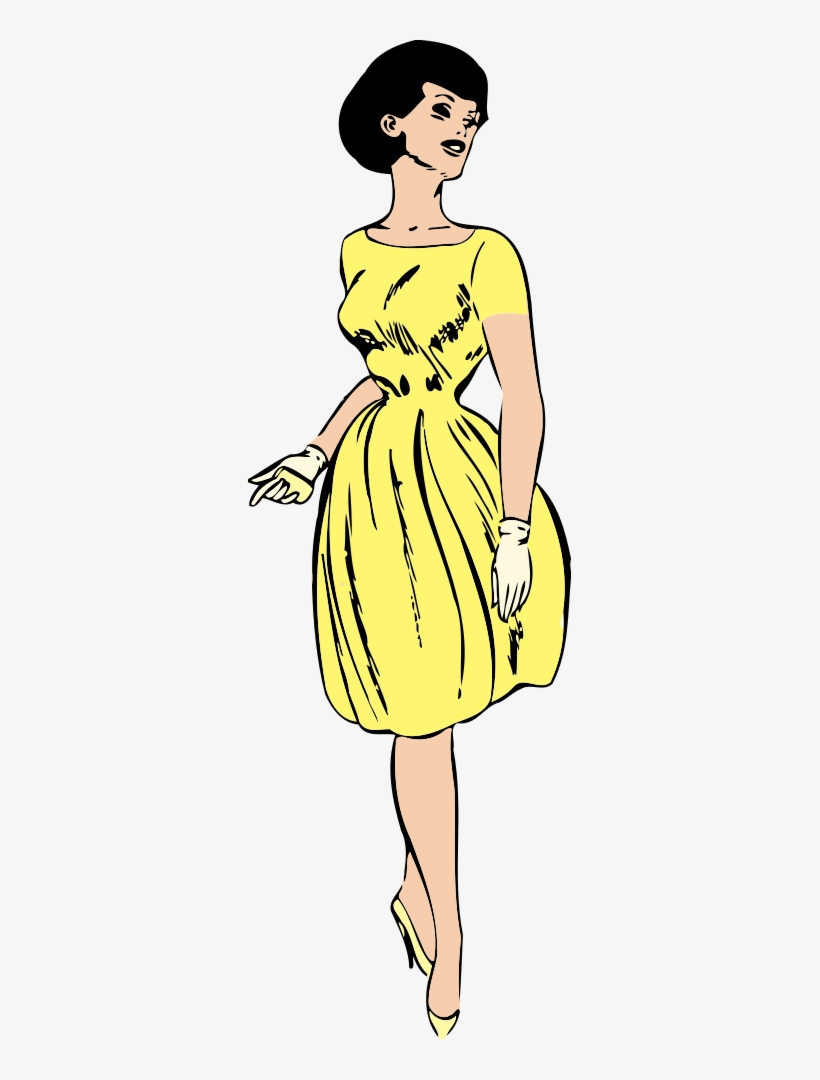 Elegant Lady 2 - Clip Art, transparent png #8311849