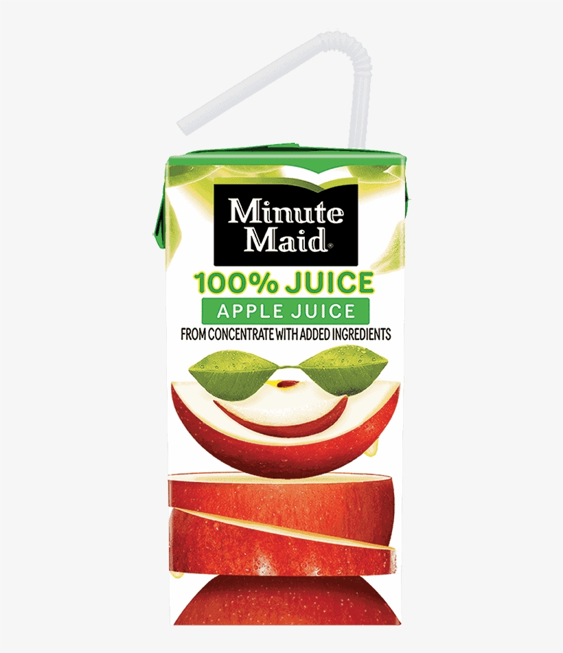 Minute Maid Apple Juice Box, transparent png #8311914