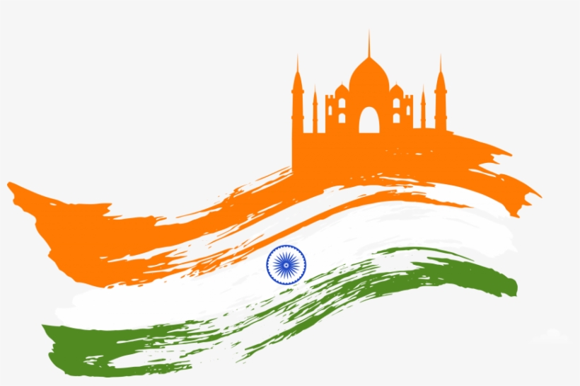 Republic Day Flag Vectors Png - Indian Flag Republic Day Png, transparent png #8311953