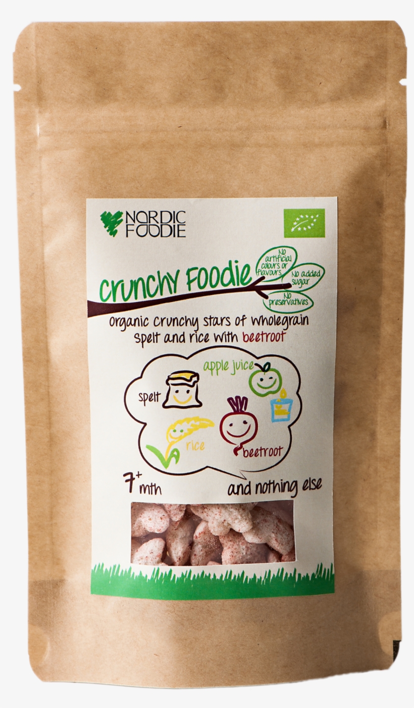 Crunchy Foodie With Beetroot - Paper Bag, transparent png #8312042