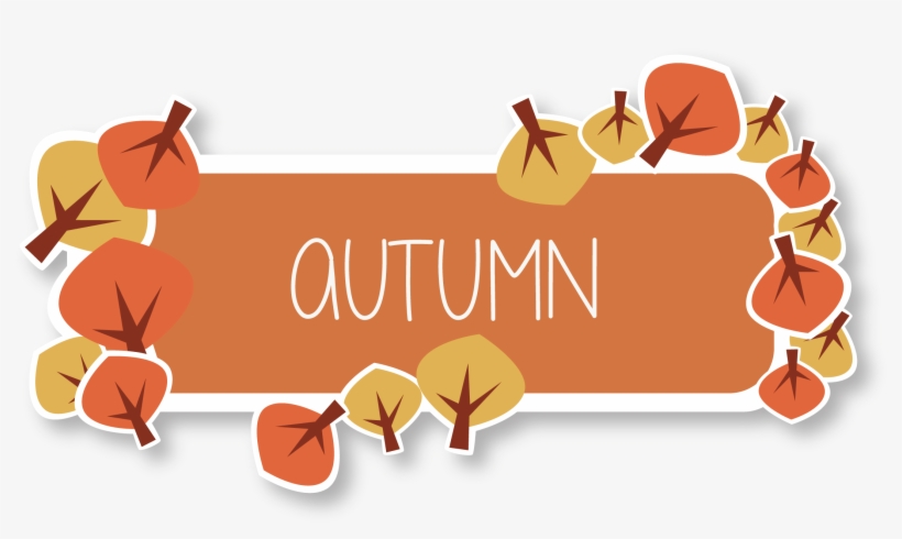 Image Royalty Free Download Autumn Euclidean Clip Art - Text Box For Title, transparent png #8313173