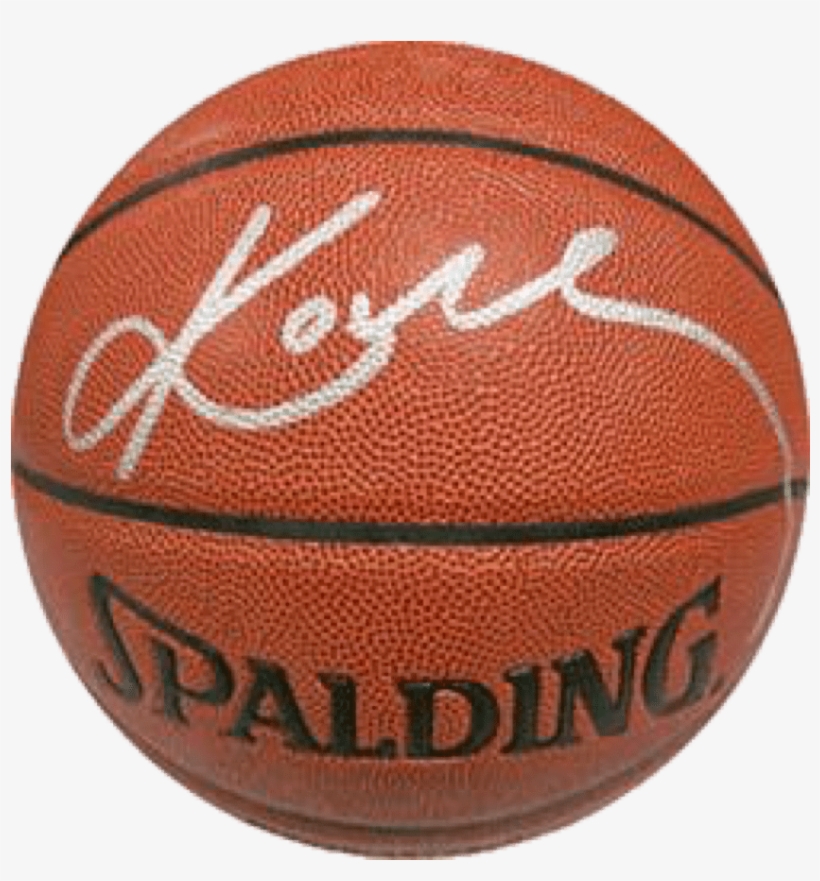 Kobe Bryant Los Angeles Lakers Nba Authentic Autographed - Okc Spalding Basketball, transparent png #8314184