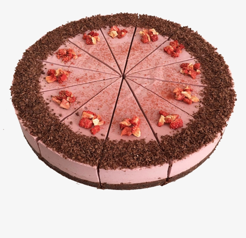 Strawberry Raw Cake - Black Forest Cake, transparent png #8314217