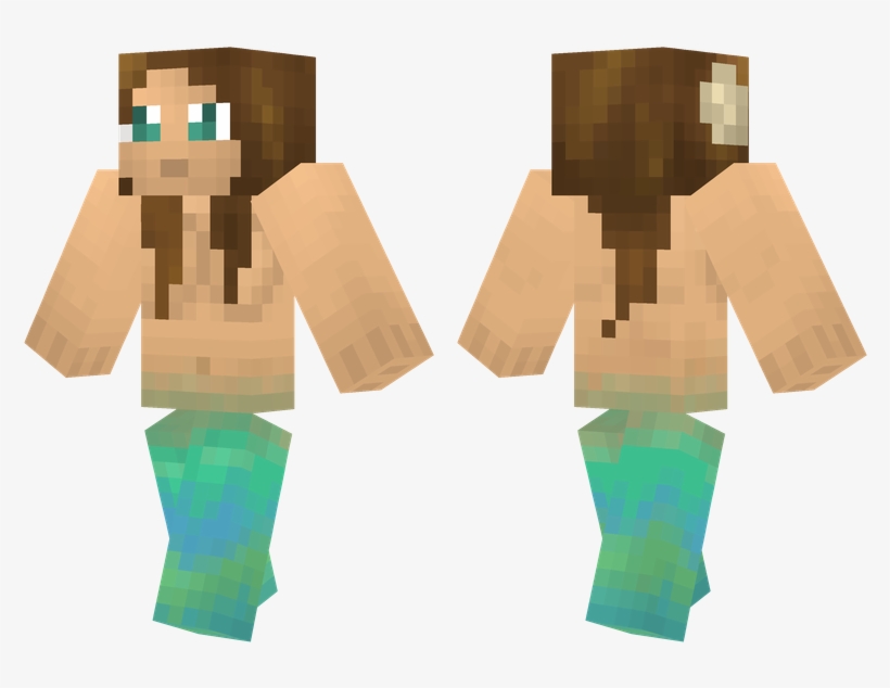 Mermaid - Best Minecraft Skins, transparent png #8314322