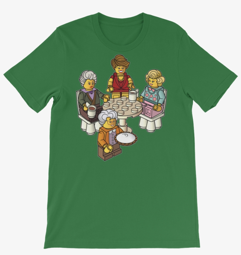 Golden Girls Blocks T Shirts Swish Embassy - Lego Golden Girls Shirt, transparent png #8315581