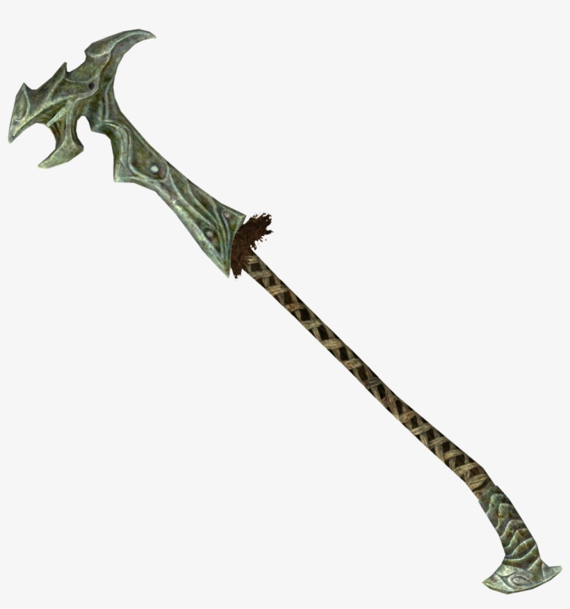 Orcish Warhammer - Warhammer Skyrim, transparent png #8316100