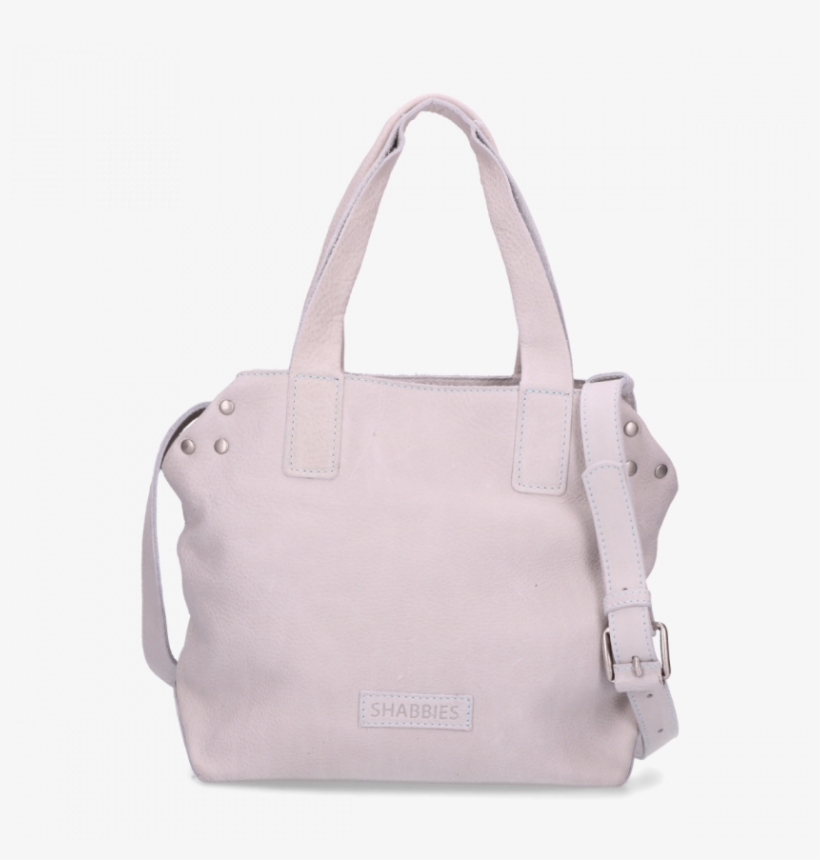 Handbag Waxed Grain Leather Off White - Tote Bag, transparent png #8317165