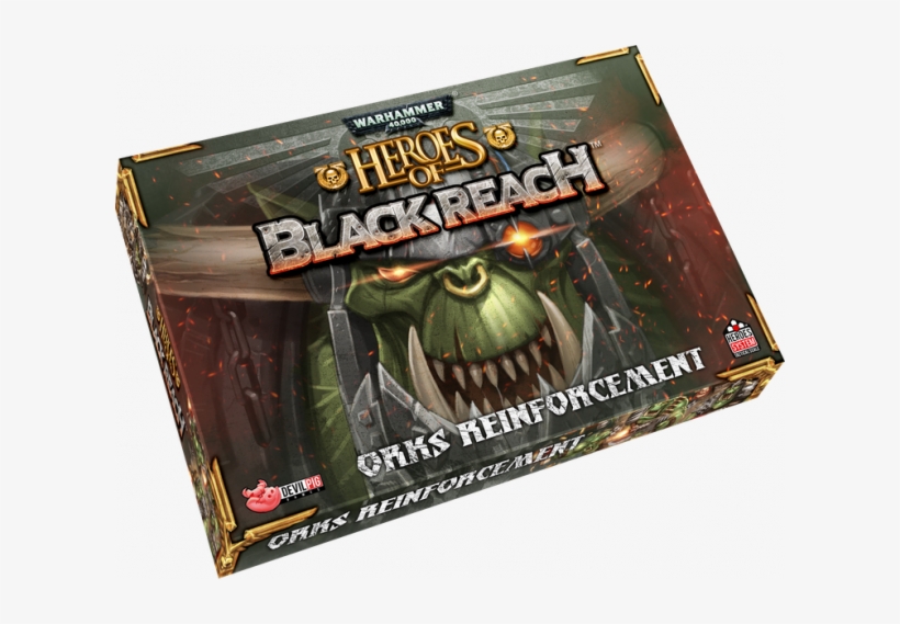 Warhammer 40,000 Heroes Of Black Reach - Warhammer 40k Board Game Orks, transparent png #8317397