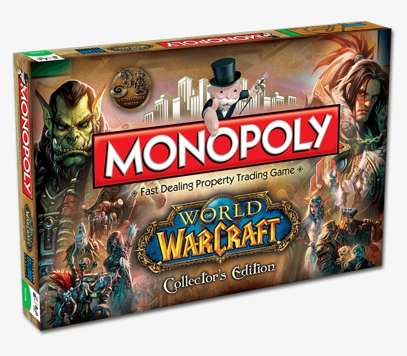 World Of Warcraft Monopoly - Monopoly World Of Warcraft Collector's Edition Цена, transparent png #8317929