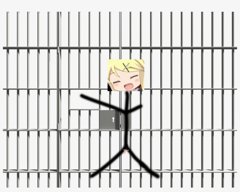 Admiralbulldog - Jail Bars Transparent Png, transparent png #8317975