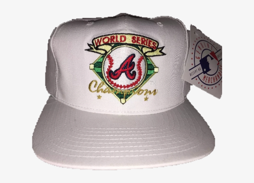Atlanta Braves Vintage World Series Champions Snapback - Vintage Snapback Hats Mens, transparent png #8318041