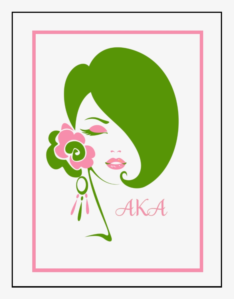 Ivy Clipart Alpha Kappa Alpha - Transparent Aka Sorority, transparent png #8318795