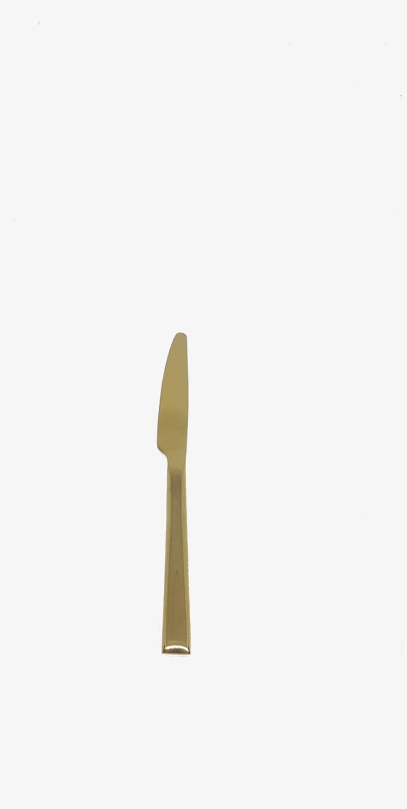 Gold Cutlery Knife Available For Hire - Knife, transparent png #8319526