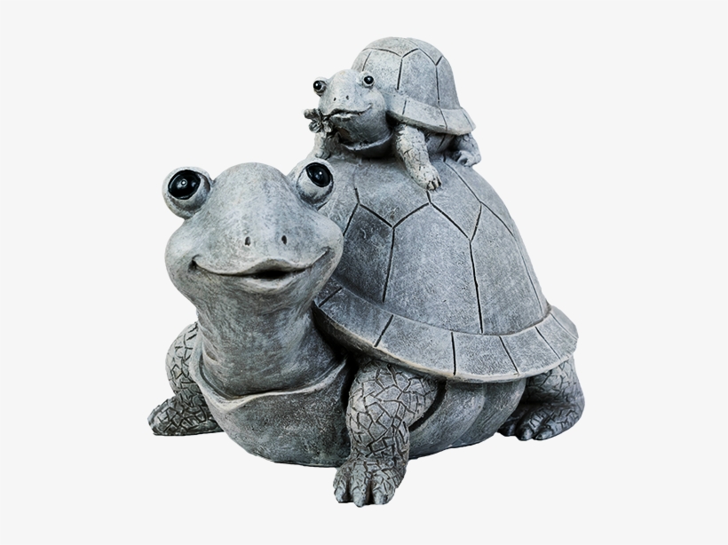 Mama And Baby Turtle - Tortoise, transparent png #8319650