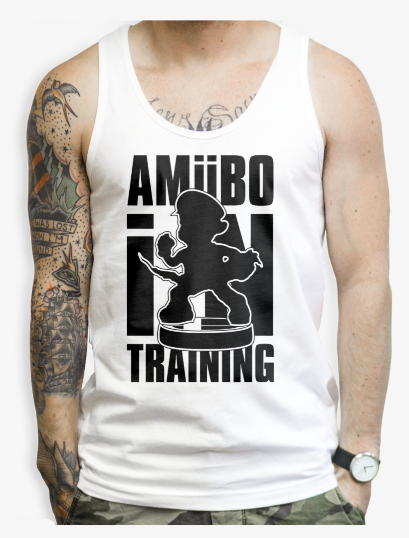 Amiibo In Training On A Unisex Tank Top - Pokemon Workout Shirts, transparent png #8320870