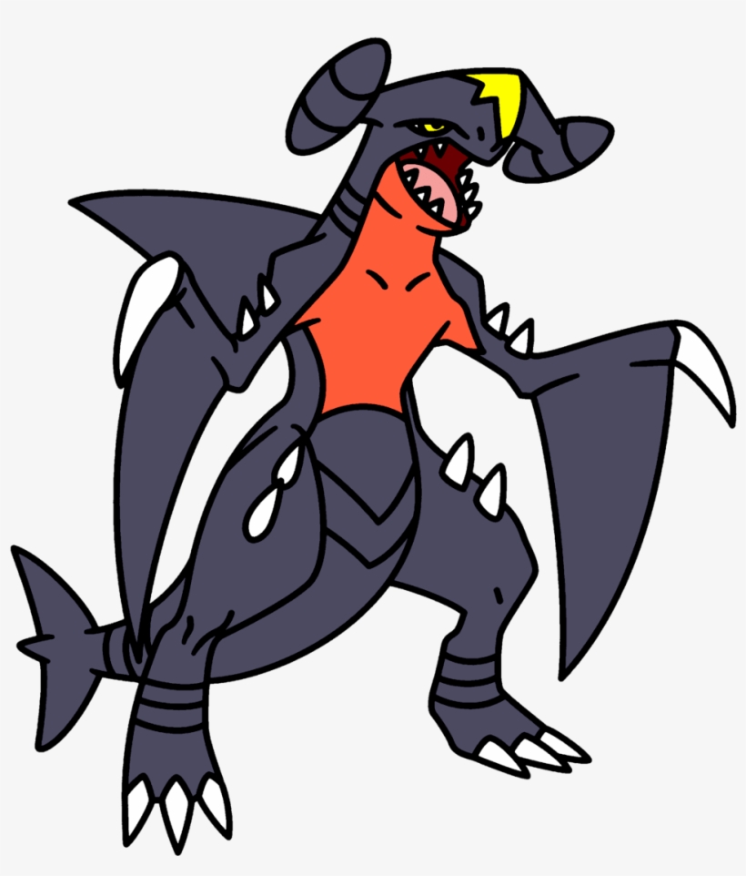 Pokemon Garchomp Coloring Pages - Como Desenhar O Garchomp, transparent png #8320973