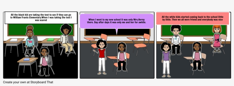 All The Black Kid Are Taking The Test To See If They - Cartoon, transparent png #8321163