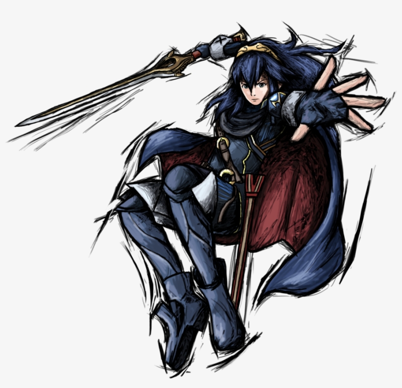 Fire Emblem - Smash Striker - Lucina - Smash 4 Lucina Fanart, transparent png #8321487