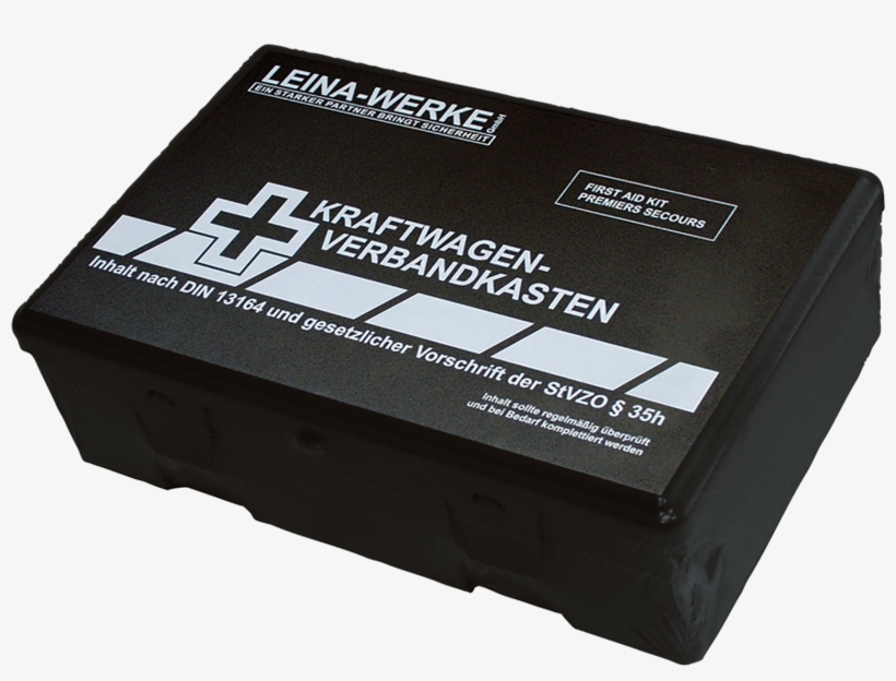 First Aid Kid Plastic Black - Box, transparent png #8321908