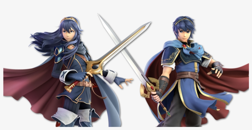 Lucina And Marth - Super Smash Bros Ultimate Characters Marth, transparent png #8322025