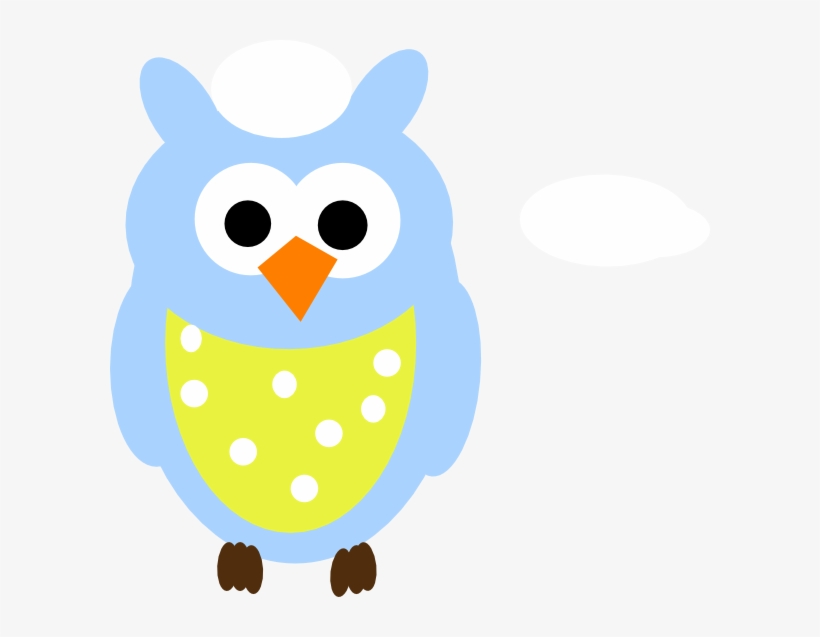 Blue Owl Png - Cartoon, transparent png #8322276