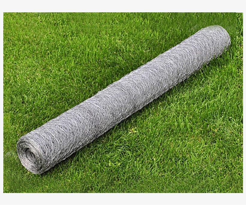 Hexagonal Mesh Fencing Wires Roll 45mx1m - Chain-link Fencing, transparent png #8322724