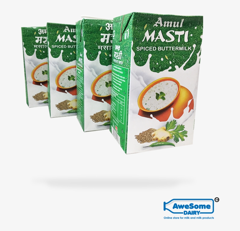 Amul Masti Spiced - Amul Butter Milk, transparent png #8322779