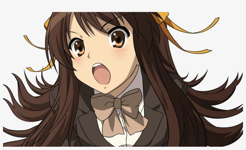 Amazing The Melancholy Of Haruhi Pics - Haruhi Suzumiya Art Transparent, transparent png #8322823