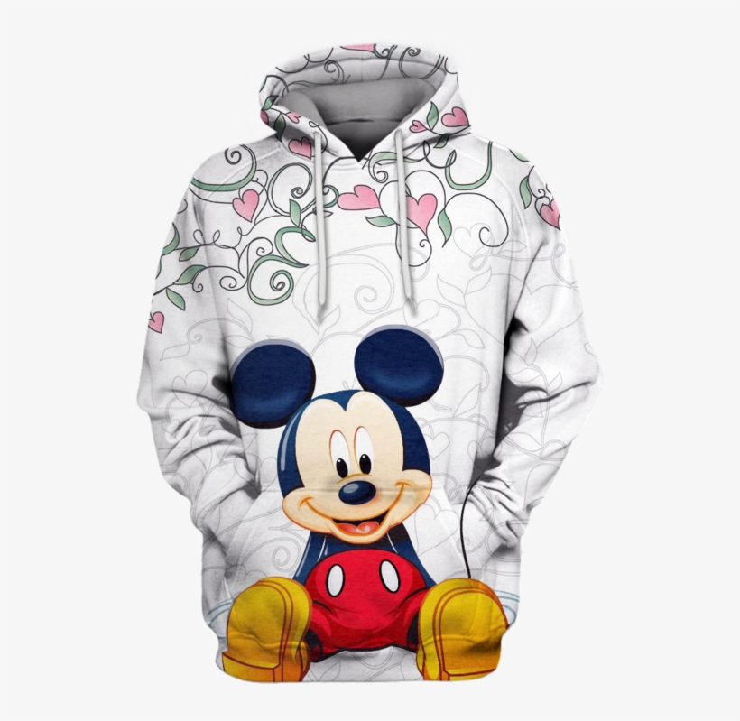 Anime Mickey Mouse Hoodie 3d - Mickey Mouse Hd Png, transparent png #8323322